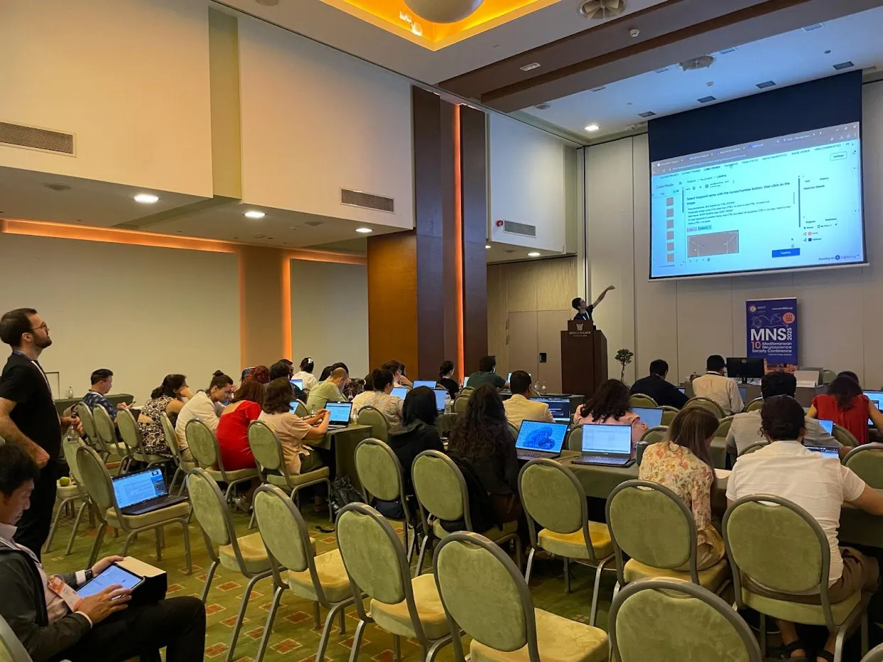 Workshop Matt Whiteway hosted at the&nbsp;Mediterranean Neuroscience Society this summer, bringing Lightning Pose to&nbsp;researchers from Southern Europe and North Africa.