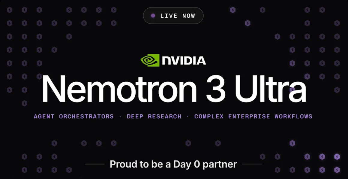 Frontier reasoning at scale: NVIDIA Nemotron 3 Ultra for long-running agents on Lightning
