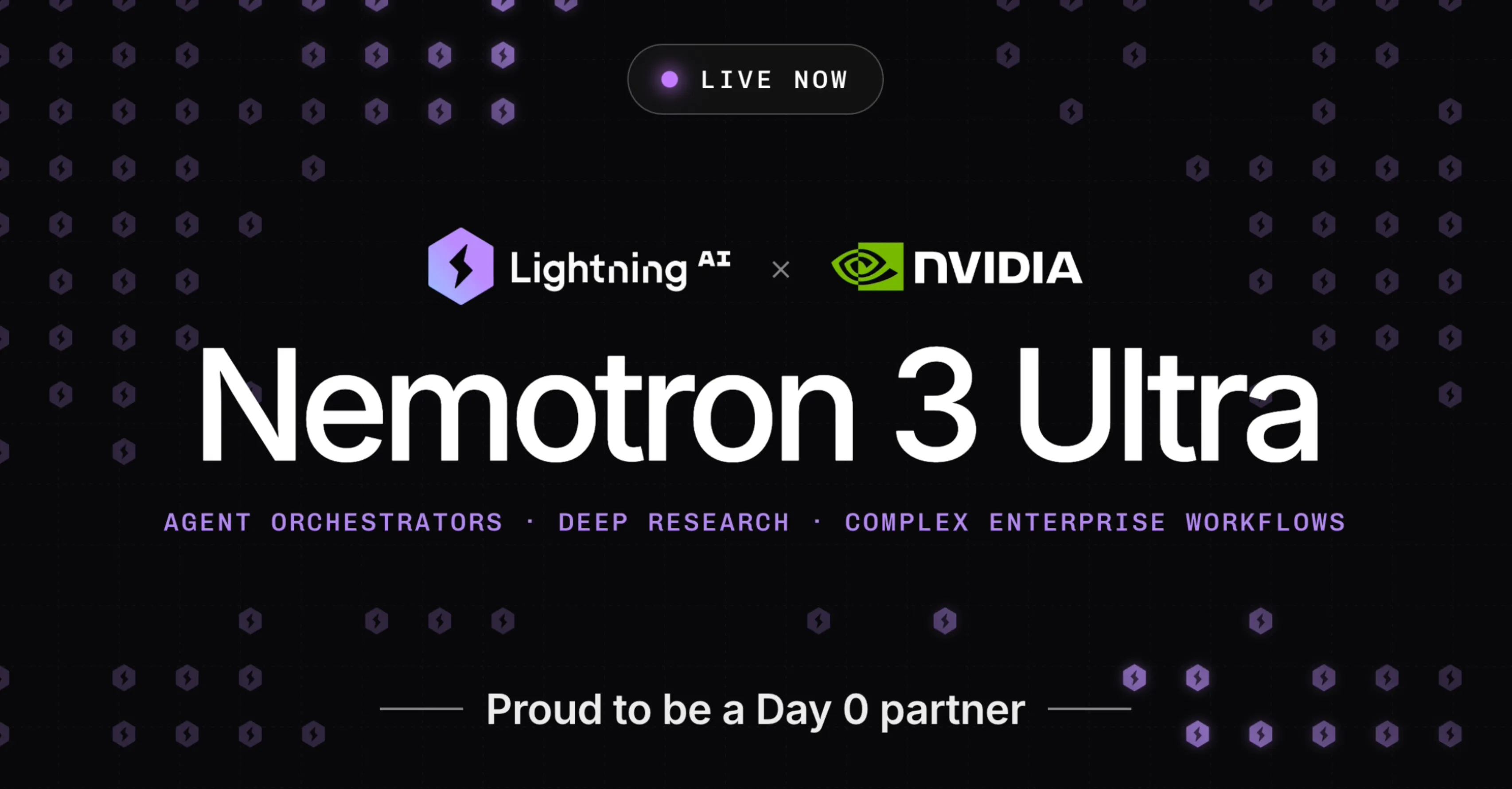 Proud to be a Day 0 partner for NVIDIA Nemotron 3 Ultra
