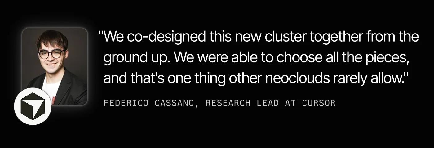 Federico Cassano on collaboration with Lightning AI / Voltage Park.